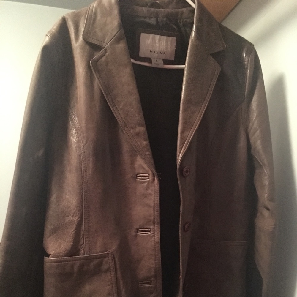Genuine leather jacket from Wilson’s Leather